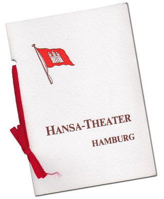Programmheft des Hansa-Theaters in Hamburg